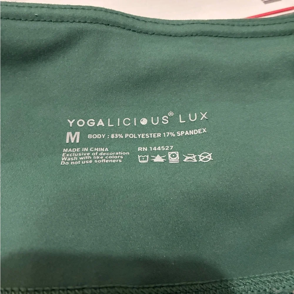 Yogalicious Lux Teal Leggings WEMEN SIZE M